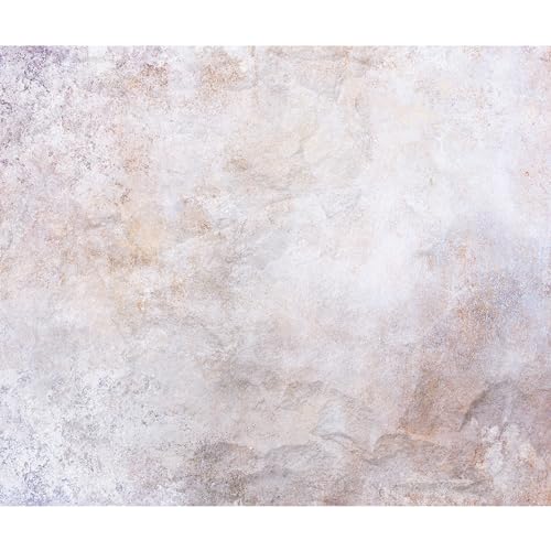 murando Fototapete selbstklebend Betonoptik 441x315 cm Tapete Wandtapete Klebefolie Dekorfolie Tapetenfolie Wand Dekoration Wandaufkleber Wohnzimmer Abstrakt Steinoptik beige von murando