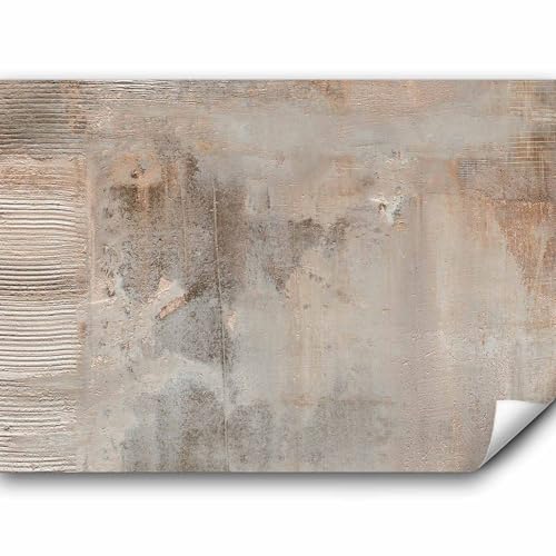 murando Fototapete selbstklebend Betonoptik 98x70 cm Tapete Wandtapete Klebefolie Dekorfolie Tapetenfolie Wand Dekoration Wandaufkleber Wohnzimmer Abstrakt Steinoptik beige von murando