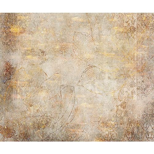 murando PREMIUM Fototapete Abstrakt 450x315 cm Vlies Tapeten Wandtapete XXL Moderne Wanddeko Design Wand Dekoration Wohnzimmer Schlafzimmer Büro Flur Blumen Ornament b-A-0808-a-a von murando