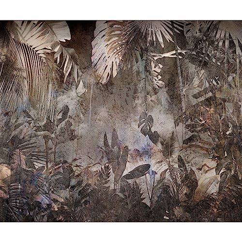 murando PREMIUM Fototapete Natur 150x105 cm Vlies Tapeten Wandtapete XXL Moderne Wanddeko Design Wand Dekoration Wohnzimmer Schlafzimmer Büro Botanik Dschungel Blätter tropisch von murando