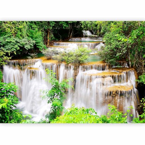 murando PREMIUM Fototapete Wasserfall Vlies Tapeten Wandtapete XXL Moderne Wanddeko Design Wand Dekoration Wohnzimmer Schlafzimmer Büro Flur Natur Landschaft von murando