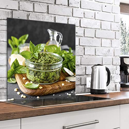 murando Spritzschutz Glas für Küche 60x60 cm Küchenrückwand Küchenspritzschutz Fliesenschutz Glasbild Dekoglas Küchenspiegel Glasrückwand Kräuter - j-B-0063-aq-a murando Spritzschutz Glas für Küche 60x60 cm Küchenrückwand Küchenspritzschutz Fliesenschutz Glasbild Dekoglas Küchenspiegel Glasrückwand Kräuter - j-B-0063-aq-a von murando