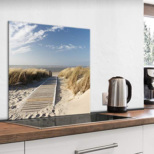murando Spritzschutz Glas für Küche 60x60 cm Küchenrückwand Küchenspritzschutz Fliesenschutz Glasbild Dekoglas Küchenspiegel Glasrückwand Landschaft Meer - c-B-0498-aq-a murando Spritzschutz Glas für Küche 60x60 cm Küchenrückwand Küchenspritzschutz Fliesenschutz Glasbild Dekoglas Küchenspiegel Glasrückwand Landschaft Meer - c-B-0498-aq-a von murando