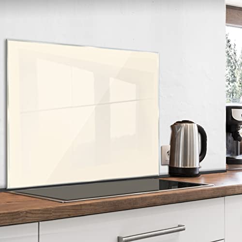 murando Spritzschutz Glas für Küche 80x60 cm Küchenrückwand Küchenspritzschutz Fliesenschutz Glasbild Dekoglas Küchenspiegel Glasrückwand Creme f-A-10143-aq-b murando Spritzschutz Glas für Küche 80x60 cm Küchenrückwand Küchenspritzschutz Fliesenschutz Glasbild Dekoglas Küchenspiegel Glasrückwand Creme f-A-10143-aq-b von murando