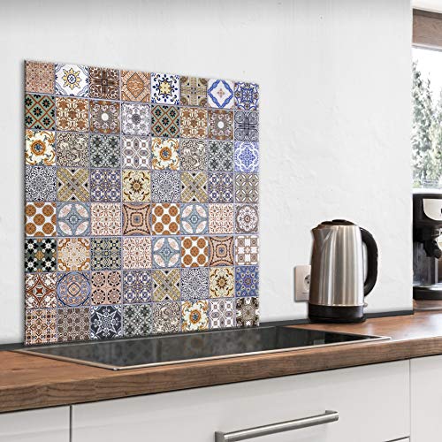 murando Spritzschutz Glas für Küche 80x80 cm Küchenrückwand Küchenspritzschutz Fliesenschutz Glasbild Dekoglas Küchenspiegel Glasrückwand Fliesen Mosaik - f-B-0299-aq-a murando Spritzschutz Glas für Küche 80x80 cm Küchenrückwand Küchenspritzschutz Fliesenschutz Glasbild Dekoglas Küchenspiegel Glasrückwand Fliesen Mosaik - f-B-0299-aq-a von murando