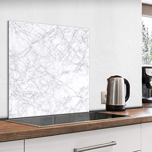 murando Spritzschutz Glas für Küche 80x80 cm Küchenrückwand Küchenspritzschutz Fliesenschutz Glasbild Dekoglas Küchenspiegel Glasrückwand Marmoroptik - f-B-0307-aq-a murando Spritzschutz Glas für Küche 80x80 cm Küchenrückwand Küchenspritzschutz Fliesenschutz Glasbild Dekoglas Küchenspiegel Glasrückwand Marmoroptik - f-B-0307-aq-a von murando