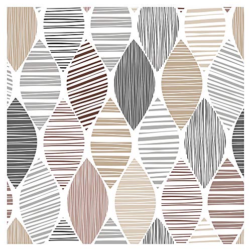 murando Vlies Tapete beige grau weiß - Deko Panel Fototapete Wanddeko 10 m Tapetenrolle Mustertapete Wandtapete modern design Dekoration - geometrisch f-B-0208-j-a von murando