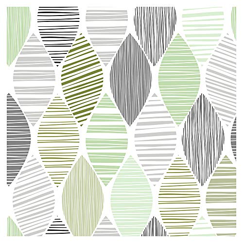 murando Vlies Tapete grün - Deko Panel Fototapete Wanddeko 10 m Tapetenrolle Mustertapete Wandtapete modern design Dekoration - geometrisch f-C-0281-j-a von murando