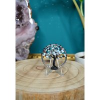 Larimar Lebensbaum Drahtbaum Drahtkunst Tree Of Life Bonsai Dreamcatcher Traumfänger von murmelnimkopf