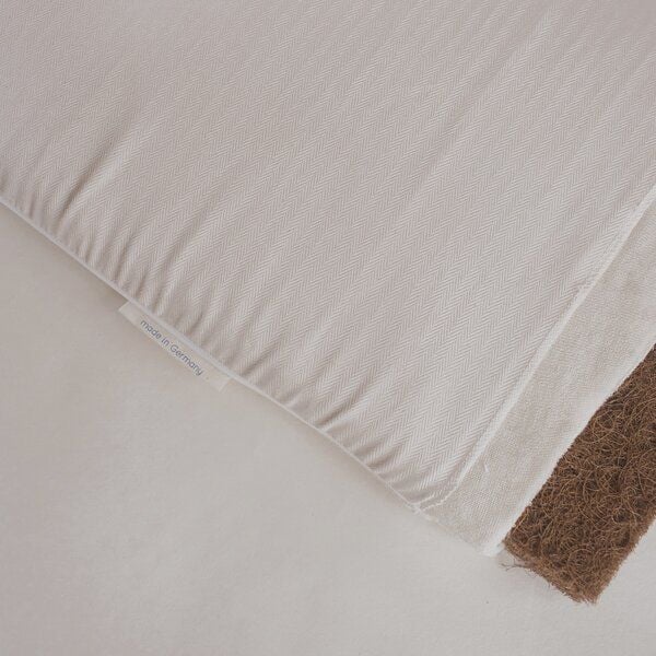 murmunto organics Wiegen und Beistellbett-Babymatratze "Coco Crib" mit Schurwolle von murmunto organics