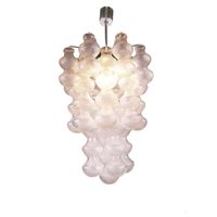 Seguso 40" Chandelier Murano Glass & Chrome By Napoleone Martinuzzi, Italy 1960 Seguso 40" Chandelier Murano Glass & Chrome By Napoleone Martinuzzi, Italy 1960 von muromant