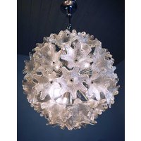 Sputnik Chandelier Crystal & Chrome By Paolo Venini von muromant