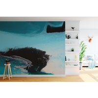 Abstrakte Tapete Wandbild, "Kenia' Design, Schälen & Aufkleben Abstrakte Tapete Wandbild, "Kenia' Design, Schälen & Aufkleben von musewallstudio