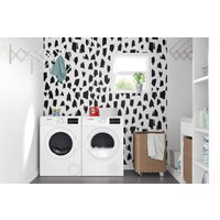 Schwarze Inky Splotch Abnehmbare Tapete - Abziehstift Und Traditionelle Selbstklebende Tapete von musewallstudio