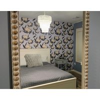 Zum Schälen Und Aufkleben Pfingstrose Tapete, Weiche Blaue Blütenknospen von musewallstudio