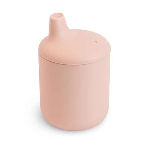 mushie Schnabeltasse | BPA-Frei Silikon, für Babys ab 6 Monaten | Sichere, Hochwertige & Langlebige Erstausstattung für Kleinkinder Kinder Jungs & Mädchen | Blush von mushie