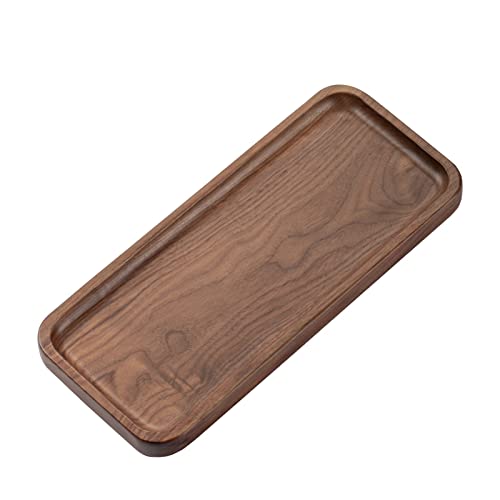muso wood kleines Tablett Holz Serviertablett aus Walnussholz - rechteckig deko Holz Tablett 30 x 13cm - Servierplatte Servierteller Holztablett muso wood kleines Tablett Holz Serviertablett aus Walnussholz - rechteckig deko Holz Tablett 30 x 13cm - Servierplatte Servierteller Holztablett von muso wood