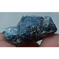 22 Karat Außergewöhnliches Unikat Vorobyevit Beryll Rosterit Kristall Mit Turmalin von mussaminerals