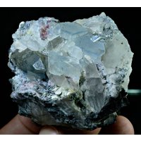 292 Gm Vorobyevit Beryll Kristalle Mit Rosa Und Schwarzem Turmalin & Quarz Kristallen von mussaminerals