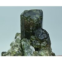 31 Gramm Seltenes Unikat Endiertes Taschmarin Diopside Crystal Specimen von mussaminerals