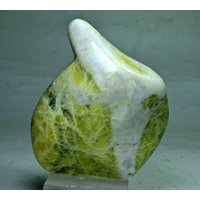 517 Gramm Unikat Natur Poliert Bi Farbe Serpentin Tumbled Stein von mussaminerals