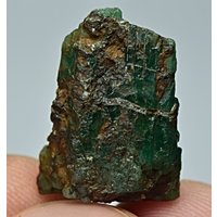 Natürlicher Einzigartiger Smaragdkristall Kombiniert Mit Pyrit 17 Karat von mussaminerals