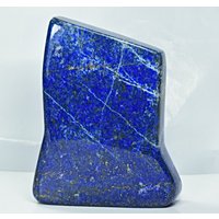 Natürlicher Selbst Stehender Lapis Lazuli Tumbled Stein 210 Gramm von mussaminerals