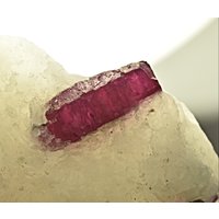 Tiefrote Farbe Gut Endend Natürliches Rubin Kristall Exemplar 55 Karat von mussaminerals