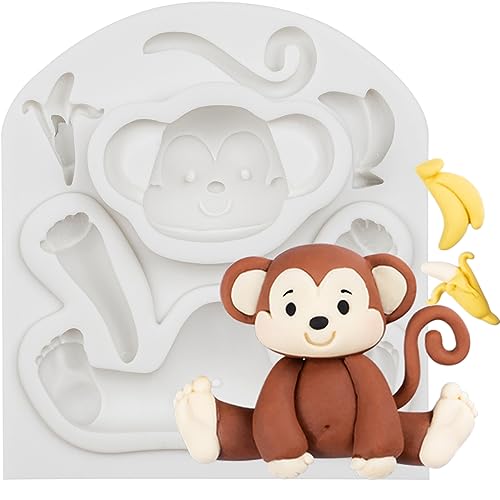 Affe Epoxidharz Silikon Formen Tier Backform Forst Tortendeko Fondant Ton Affe Epoxidharz Silikon Formen Tier Backform Forst Tortendeko Fondant Ton von musykrafties