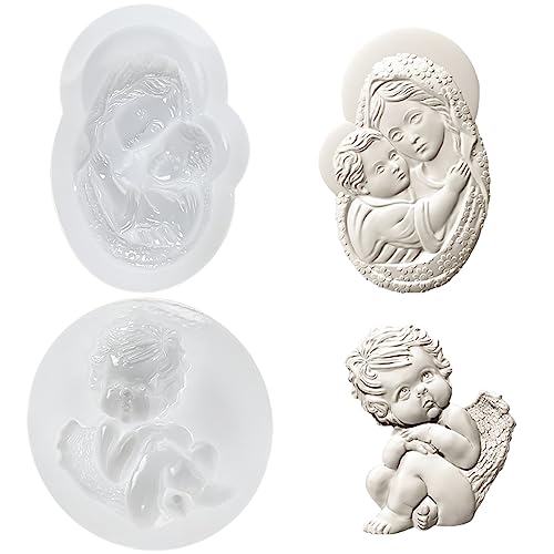 Antike Silikonformen Kuchendeko Ornament Fondant Form Barock-Stil Cherub Mutter Schokoladenform Antike Silikonformen Kuchendeko Ornament Fondant Form Barock-Stil Cherub Mutter Schokoladenform von musykrafties