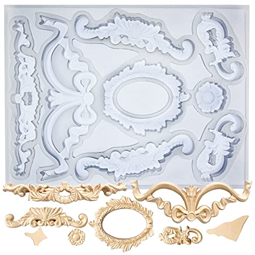 Antike Barock Silikonformen Kuchendeko roemisches Relief Retro Muster Kranz Antike Barock Silikonformen Kuchendeko roemisches Relief Retro Muster Kranz von musykrafties