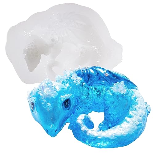 Drache Silikonform Dino Kuchenaufsatz Tortendeko für Epoxidharz Gips Beton Fondant Drache Silikonform Dino Kuchenaufsatz Tortendeko für Epoxidharz Gips Beton Fondant von musykrafties