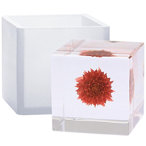 Musykrafties Würfel Briefbeschwerer Silikonform für Polymer-Ton, Harz, Epoxid, Schmuckherstellung, 6,3 cm Musykrafties Würfel Briefbeschwerer Silikonform für Polymer-Ton, Harz, Epoxid, Schmuckherstellung, 6,3 cm von musykrafties