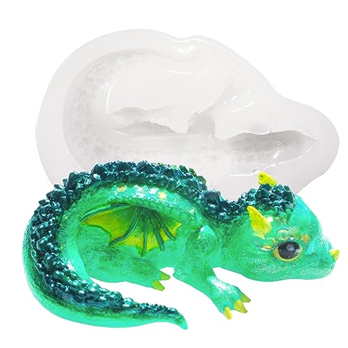Silikon Form Drache Dinosaurier Gießform Tortendeko Epoxidharz Gips Beton Fondant Silikon Form Drache Dinosaurier Gießform Tortendeko Epoxidharz Gips Beton Fondant von musykrafties
