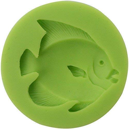 musykrafties Fondant Fisch Silikonform für Kuchendeko Cupcake Topper D Nr. 1463 von musykrafties