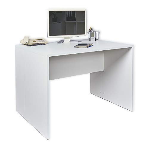 Schreibtisch weiß - Comutertisch - [Funktional und Robust] - PC - Büroschreibtisch - Gaming Tisch - Büro Möbel - ca.: B 110 cm x H 75 cm x T 75 cm | Tisch von mutatio