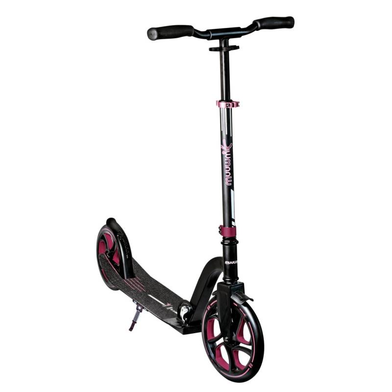 Muuwmi Aluminium Scooter Pro Tretroller 250/215 mm ABEC 7 GS-Geprüft Höhenverstellbar Rot von muuwmi