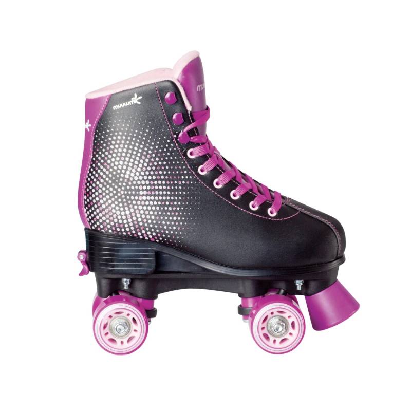 Muuwmi Rollschuh Disco Lila Gr. 35-38 ABEC 5 Kugellager Hochwertiges Kunstleder Fersen- und Zehenkappenverstärkung Muuwmi Rollschuh Disco Lila Gr. 35-38 ABEC 5 Kugellager Hochwertiges Kunstleder Fersen- und Zehenkappenverstärkung von muuwmi