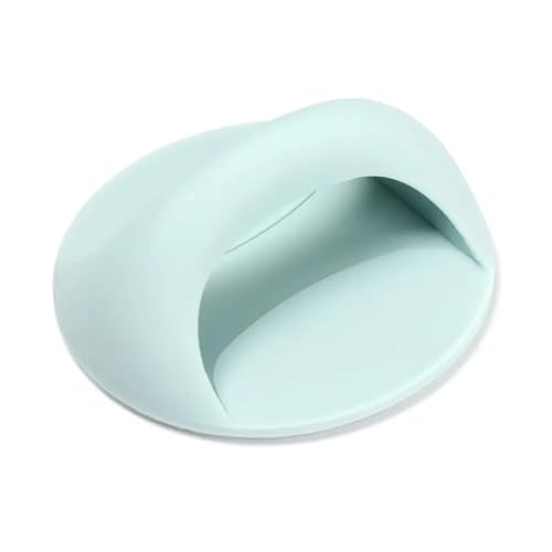 4 Stück selbstklebende, rutschfeste runde Kunststoffgriffe – Mehrzweckgriff für Möbel, Glas, Kühlschrank (blau) von muzoira