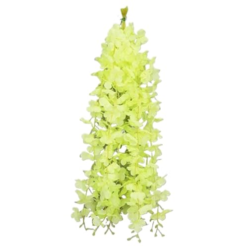 Künstliche Glyzinien-Ranken, hängende Girlande für Zuhause, Garten, Hochzeit, Wanddekoration, 60 cm, Grün, 10 Stück Künstliche Glyzinien-Ranken, hängende Girlande für Zuhause, Garten, Hochzeit, Wanddekoration, 60 cm, Grün, 10 Stück von muzoira