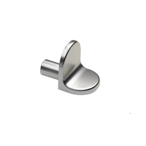 L-förmige Regalstützbolzen, Metall, Schrankhalterung für Holz-/Glasregale, 5 mm, 20 Stück von muzoira