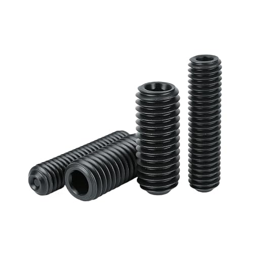 M1.6-M10 DIN916 Innensechskantschrauben-Set – 304 Edelstahl, 12,9 Kohlenstoffstahl, 5–100 Stück (12,9 Carbon, 2 mm _ M1,6, 100 Stück) von muzoira