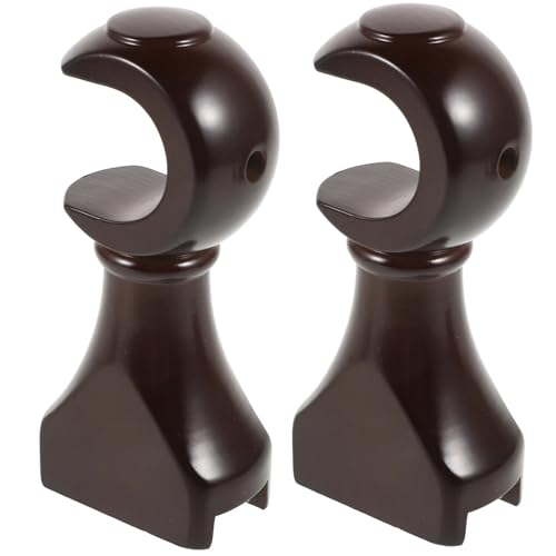 Robuste Gardinenstangenhalterungen aus Holz, 28 mm, für Schlafzimmer, Badezimmer, Wohnzimmer, 2 Stück Robuste Gardinenstangenhalterungen aus Holz, 28 mm, für Schlafzimmer, Badezimmer, Wohnzimmer, 2 Stück von muzoira