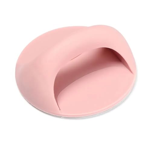 Selbstklebende rutschfeste runde Kunststoffgriffe – Mehrzweckgriff für Möbel, Glas, Kühlschrank (Rosa), 4 Stück von muzoira