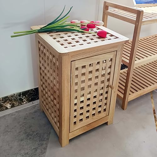 Kreative Massivholzmöbel - Wohnzimmer Couchtisch Schlafzimmer Nachttisch Modische und einfache Wohnkultur im nordischen Stil (Klappbarer Nachttisch) von mwpqbd