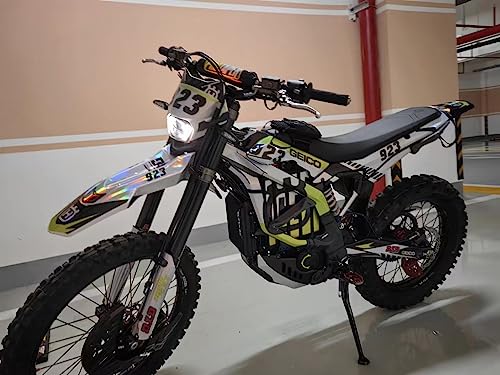 MXP Laser Graphics Maßgeschneiderte Motorcross-Aufkleber Dirt Bike Decals Kit Komplettes Kit für Surron Sur-Ron Ultra Bee Elektro MX Bike (grün) von mxp