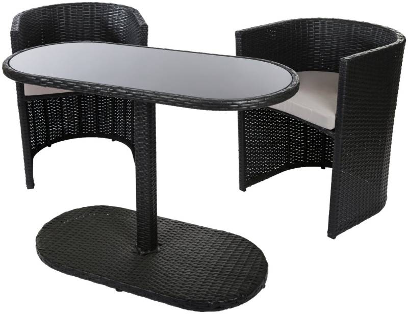my Flair Gartenlounge-Set, (3-tlg), 2 Stühle, 1 Tisch von my Flair