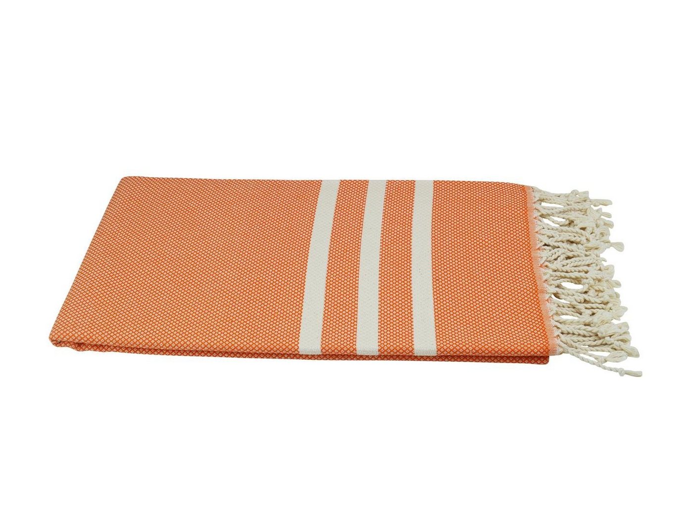 my Hamam Hamamtücher Hamam Handtuch für Strand 100x180 orange Saray", Baumwolle (1-St), saugstark, schwere Qualität" von my Hamam