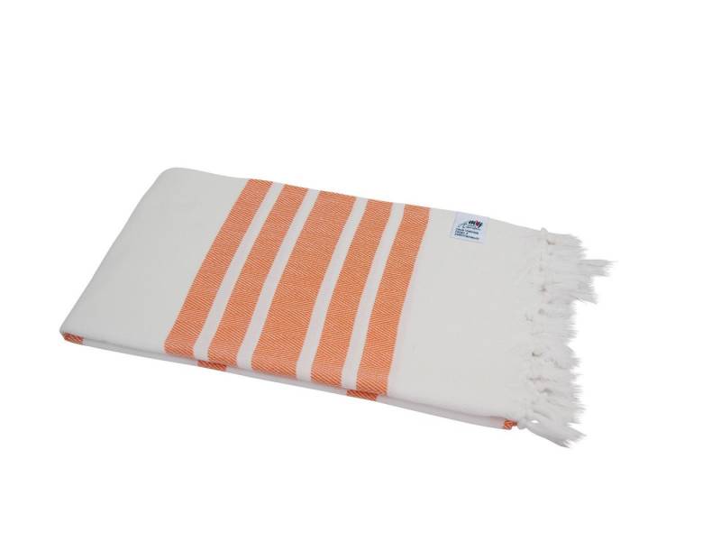 my Hamam Hamamtücher Saunatuch und Strandtuch "Fisch-Style" - myHamam, Baumwolle (1-St), weich und saugstark, Saunahandtuch Hamam Handtuch von my Hamam