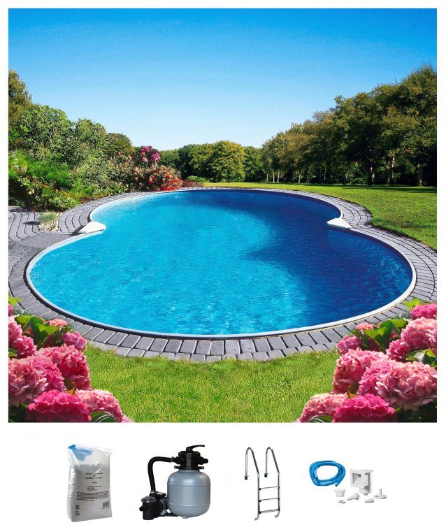 my POOL BWT Achtformpool (Set), 5-tlg., 320x525x135 cm von my POOL BWT